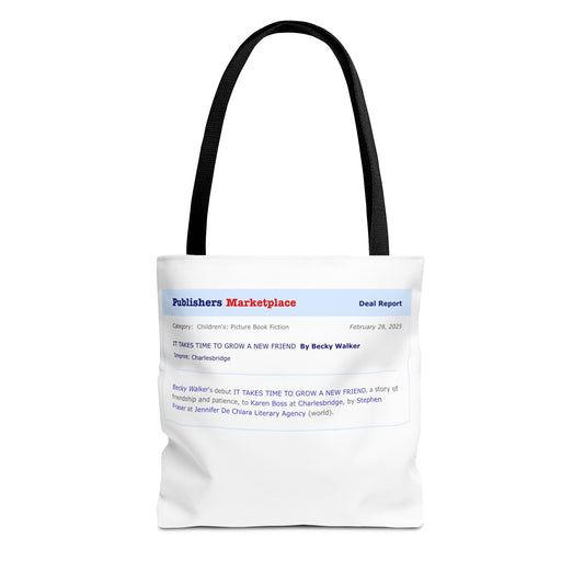 Tote Bag — Publishers Marketplace Announcement Tote