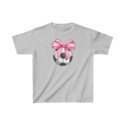 Girls Soccer Coquette Kids Heavy Cotton™ Tee