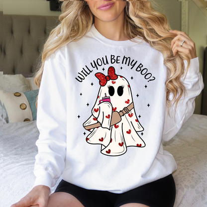 Will You Be My Boo? Valentine's Day Sweatshirt