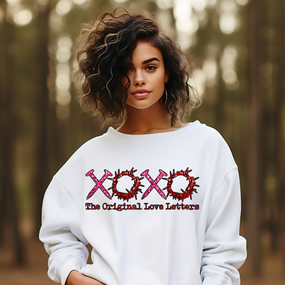 The Original Love Letters Christian Valentine's Day Sweatshirt