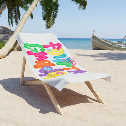 Colorful Fourth Grade Beach Towel