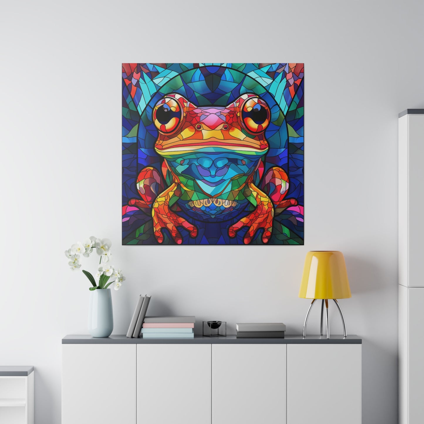 Frog Wall Art Matte Canvas