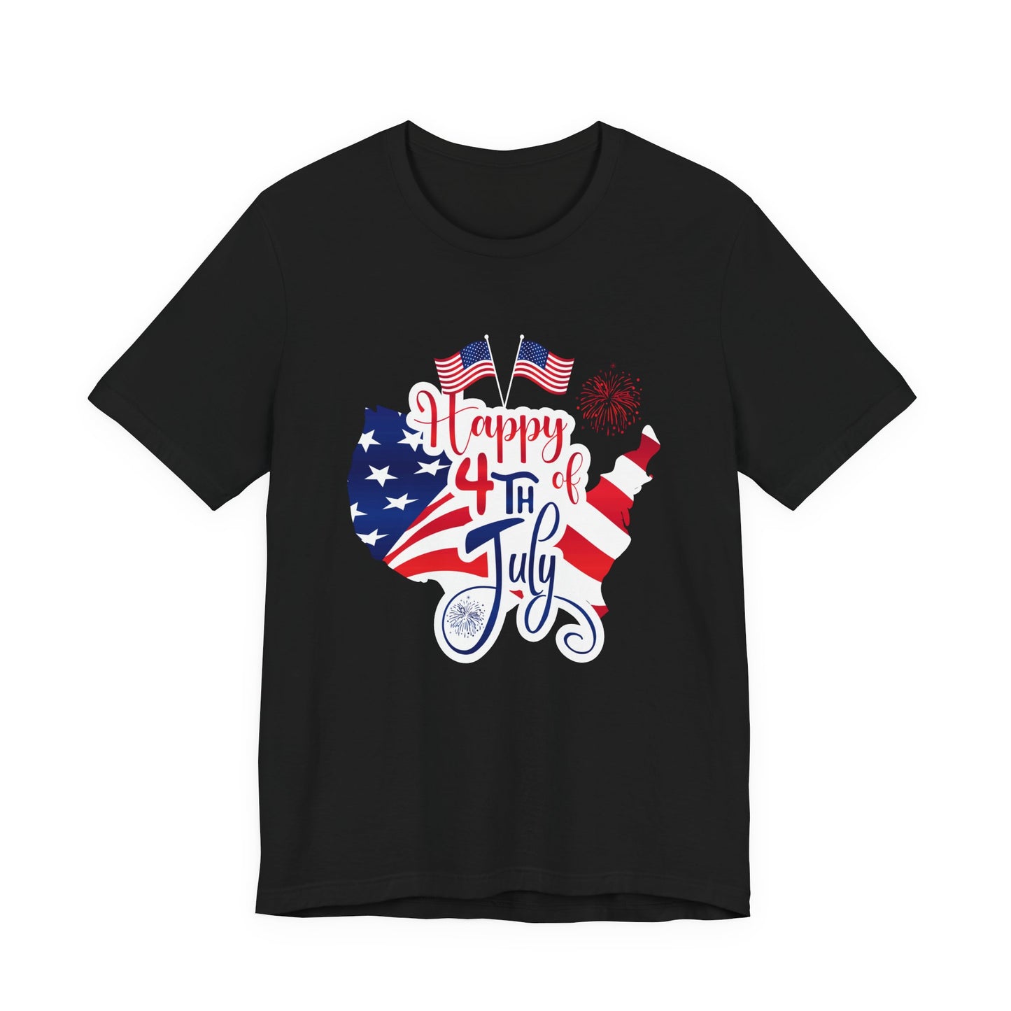 Happy 4th of July Unisex Jersey Short Sleeve Tee