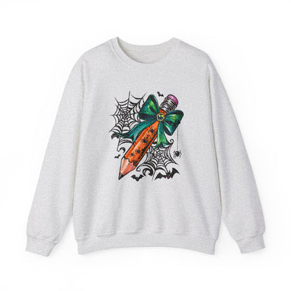 Halloween Pencil and Bow Sweatshirt