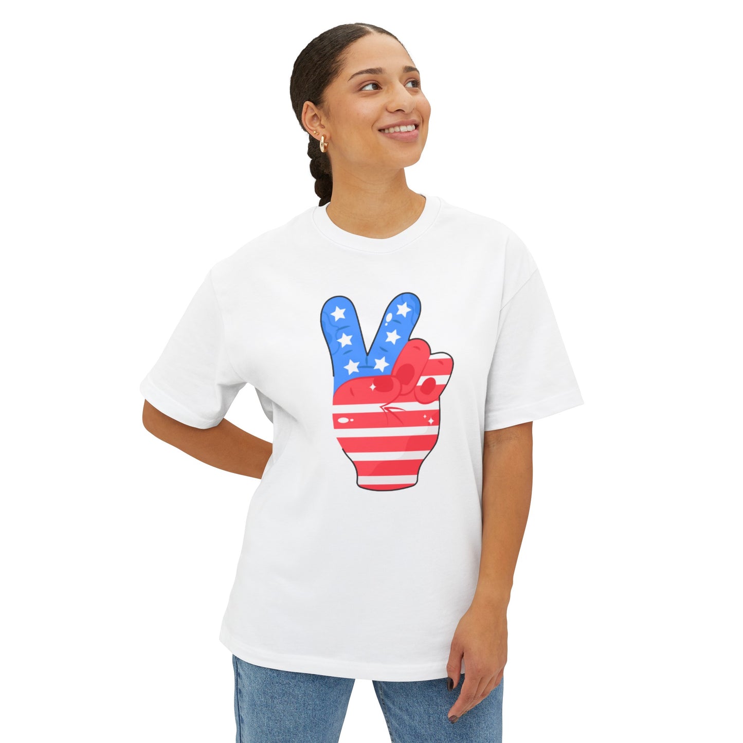 4th of July Peace Tee