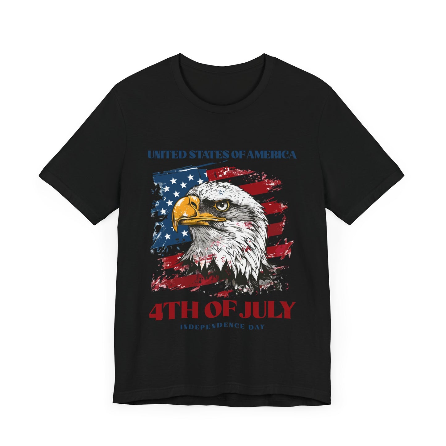 Eagle USA 4th of July Unisex Jersey Short Sleeve Tee