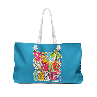 Sun, Salt, and Sand Beach Weekender Travel Tote