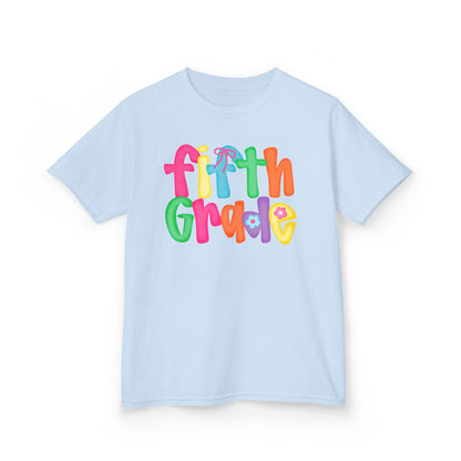 Back to School Fifth Grade Kids Tee