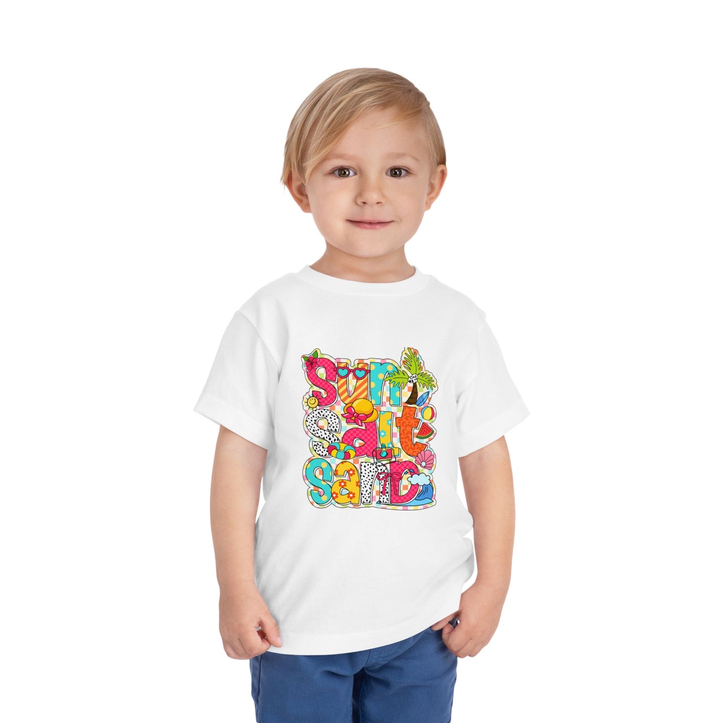 Sun, Salt, Sand Toddler Short Sleeve Tee