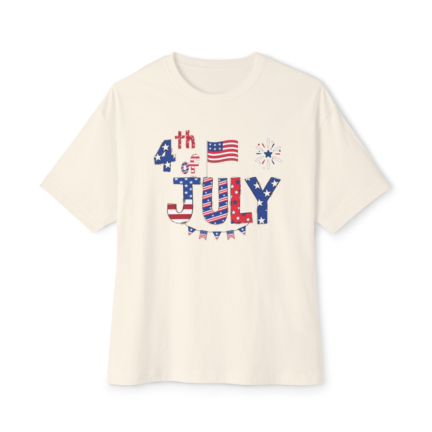 Cute 4th of July Boxy Tee