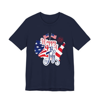 Happy 4th of July Unisex Jersey Short Sleeve Tee