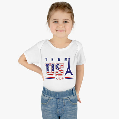 TEAM USA 2024 Paris Olympics Infant Baby Rib Bodysuit