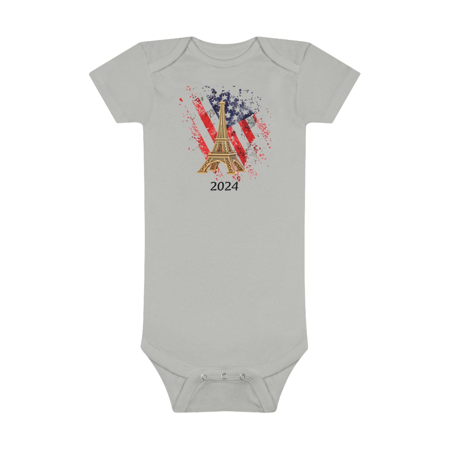 USA 2024 Paris Olympics Baby Short Sleeve Onesie®