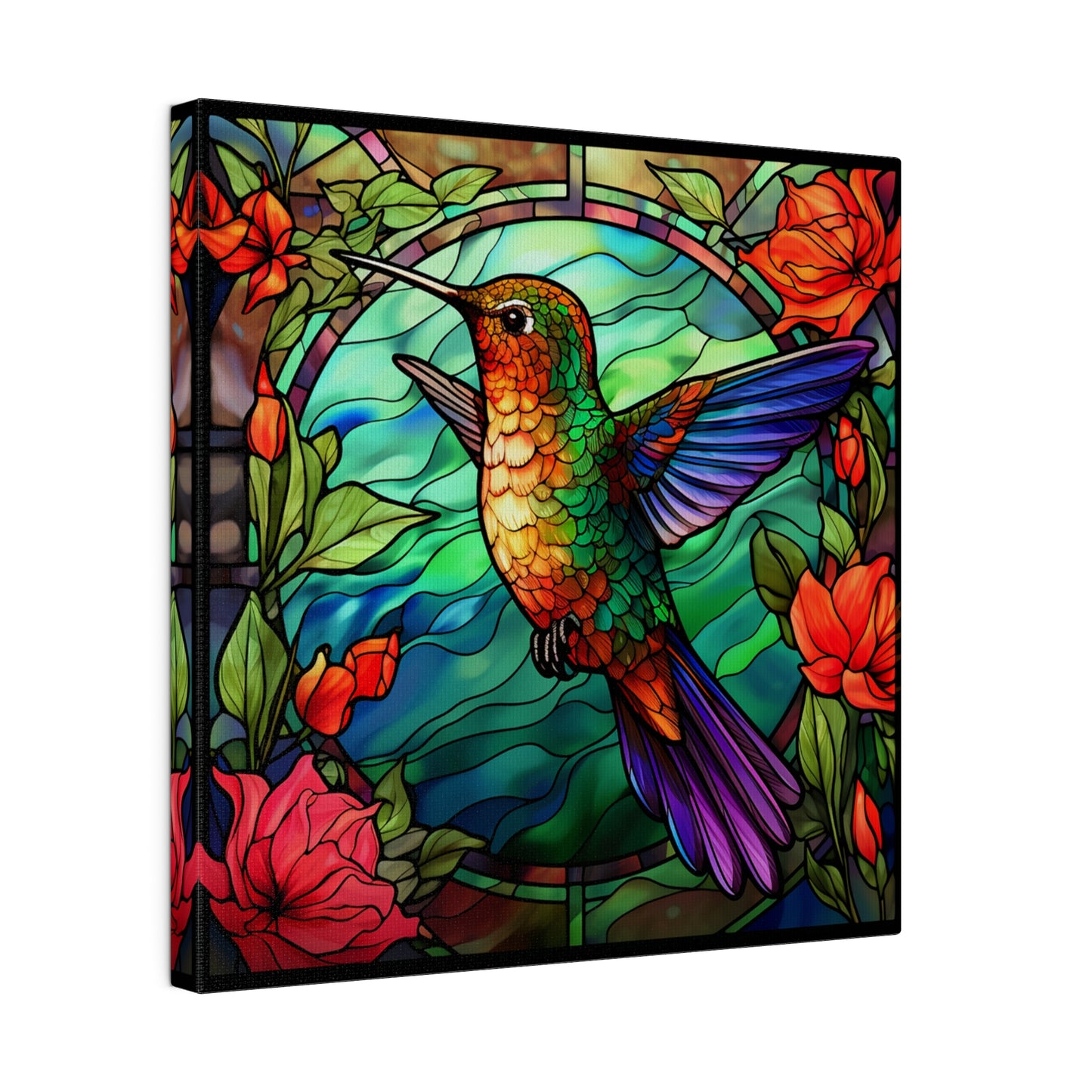 Hummingbird Wall Art Matte Canvas