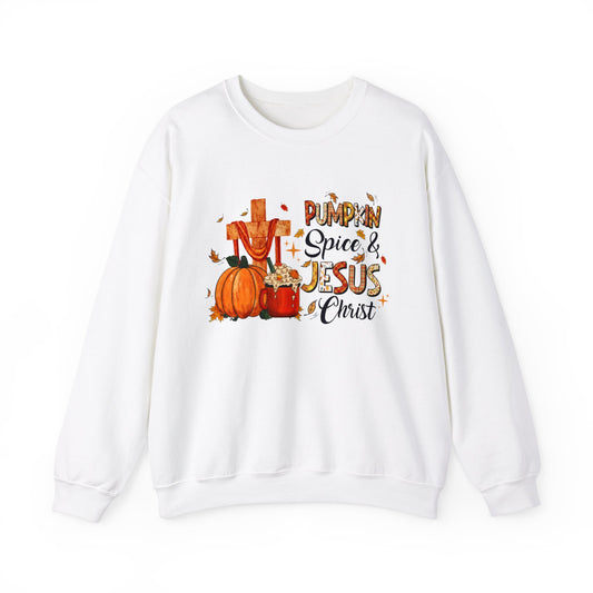 Pumpkin Spice and Jesus Christ Fall Sweatshirt