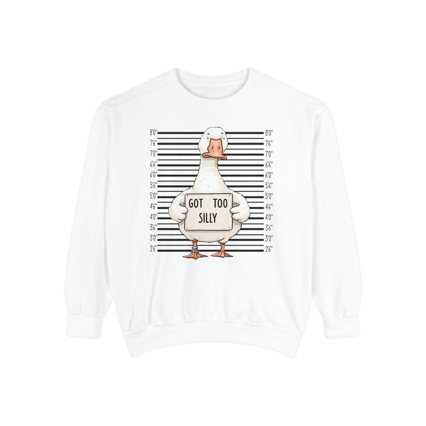 "Got Too Silly" Cute Animal Sweatshirt Crewneck