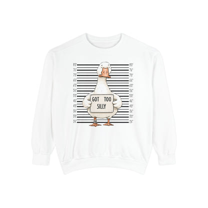 "Got Too Silly" Cute Animal Sweatshirt Crewneck