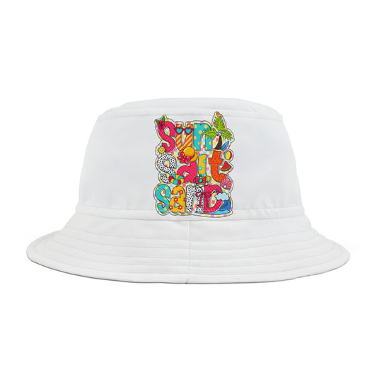 Colorful Beach Bucket Hat for Summer