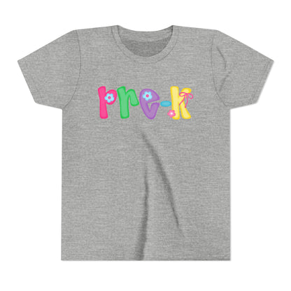 Colorful Pre-K Youth Back to School Tee