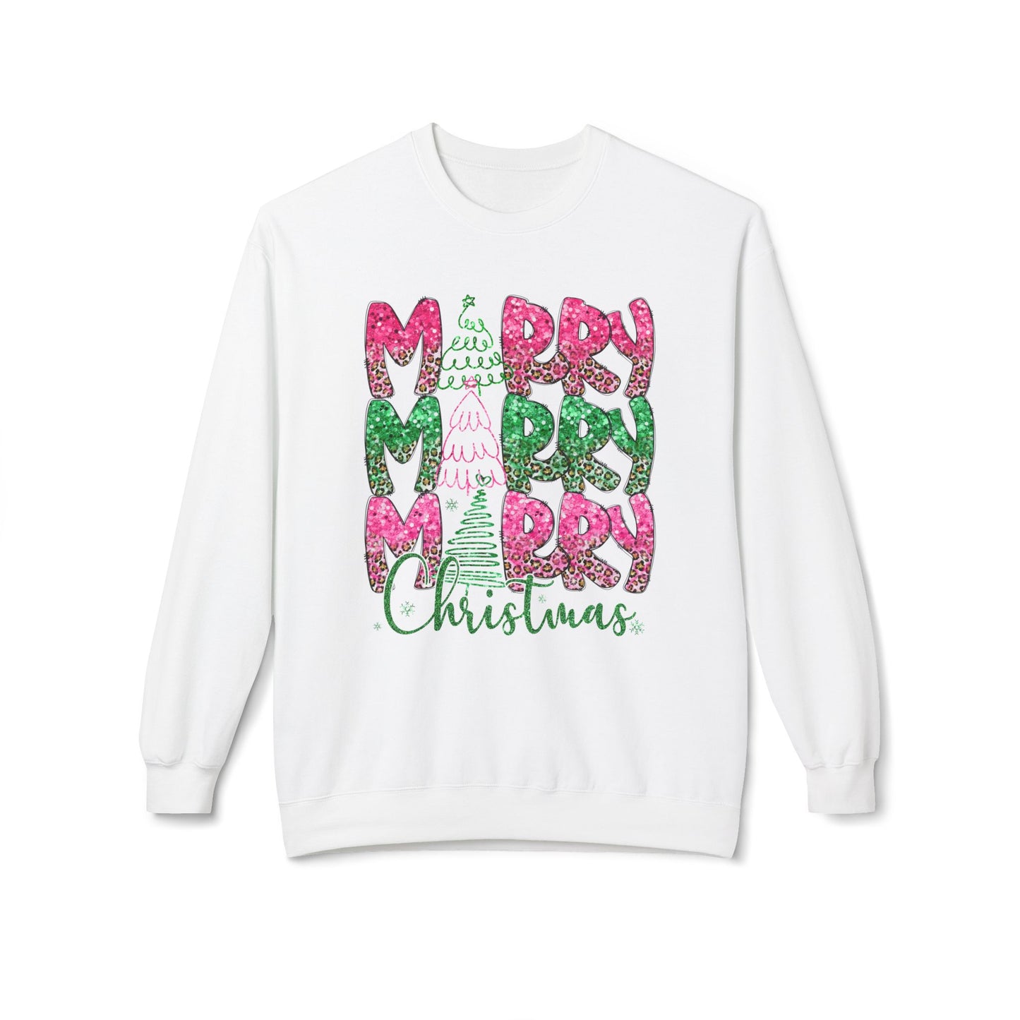 Festive Fleece Merry Christmas Sweatshirt