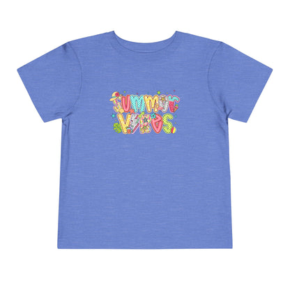 Summer Vibes Colorful Toddler Tee