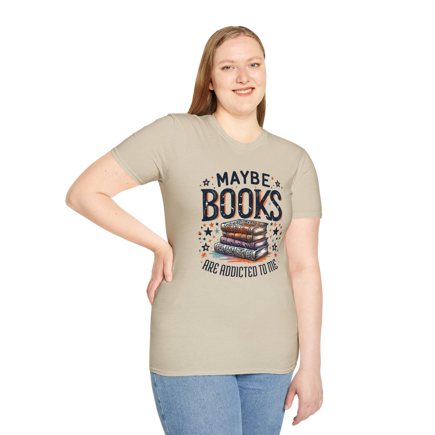 Maybe Books Are Addicted to Me Soft T-Shirt