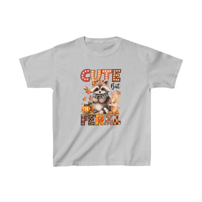 Cute but Feral Fall Kids T-Shirt