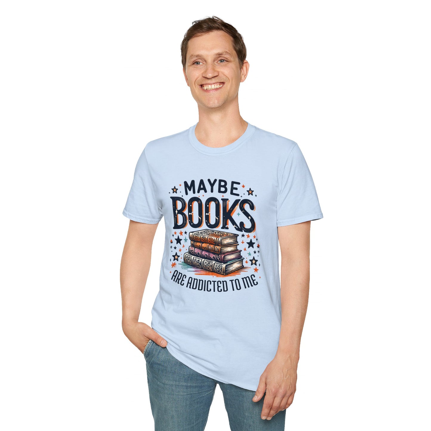 Maybe Books Are Addicted to Me Soft T-Shirt