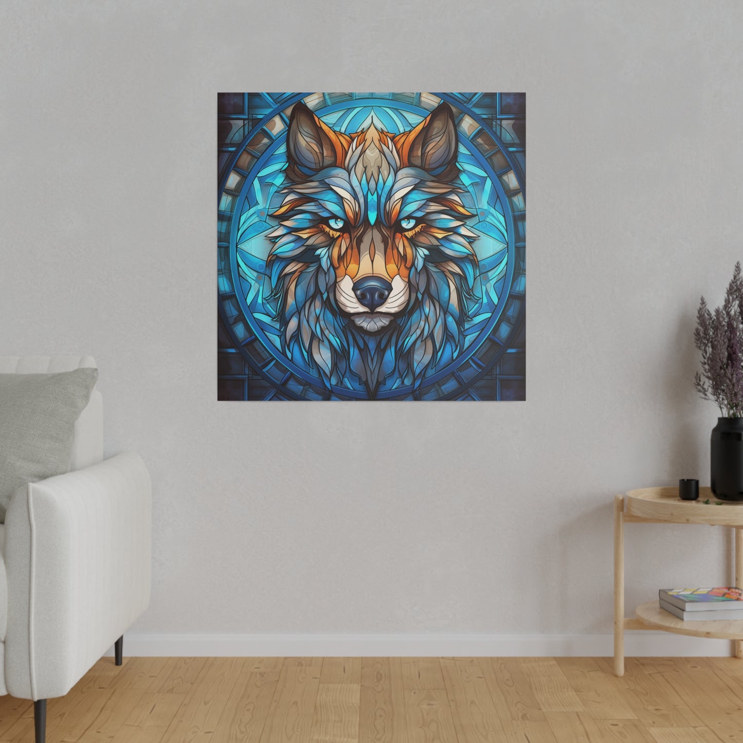 Wolf Wall Art Matte Canvas