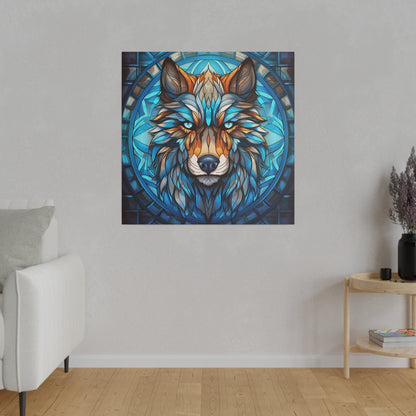 Wolf Wall Art Matte Canvas