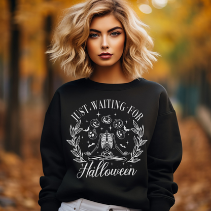 Just Waiting for Halloween Sweatshirt