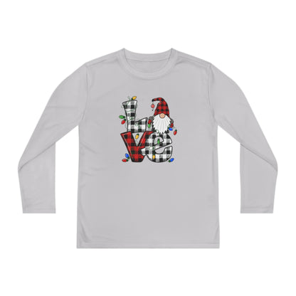 Happy Holidays Gnome Youth Long Sleeve T-Shirt