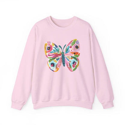 Butterfly Watercolor Sweatshirt