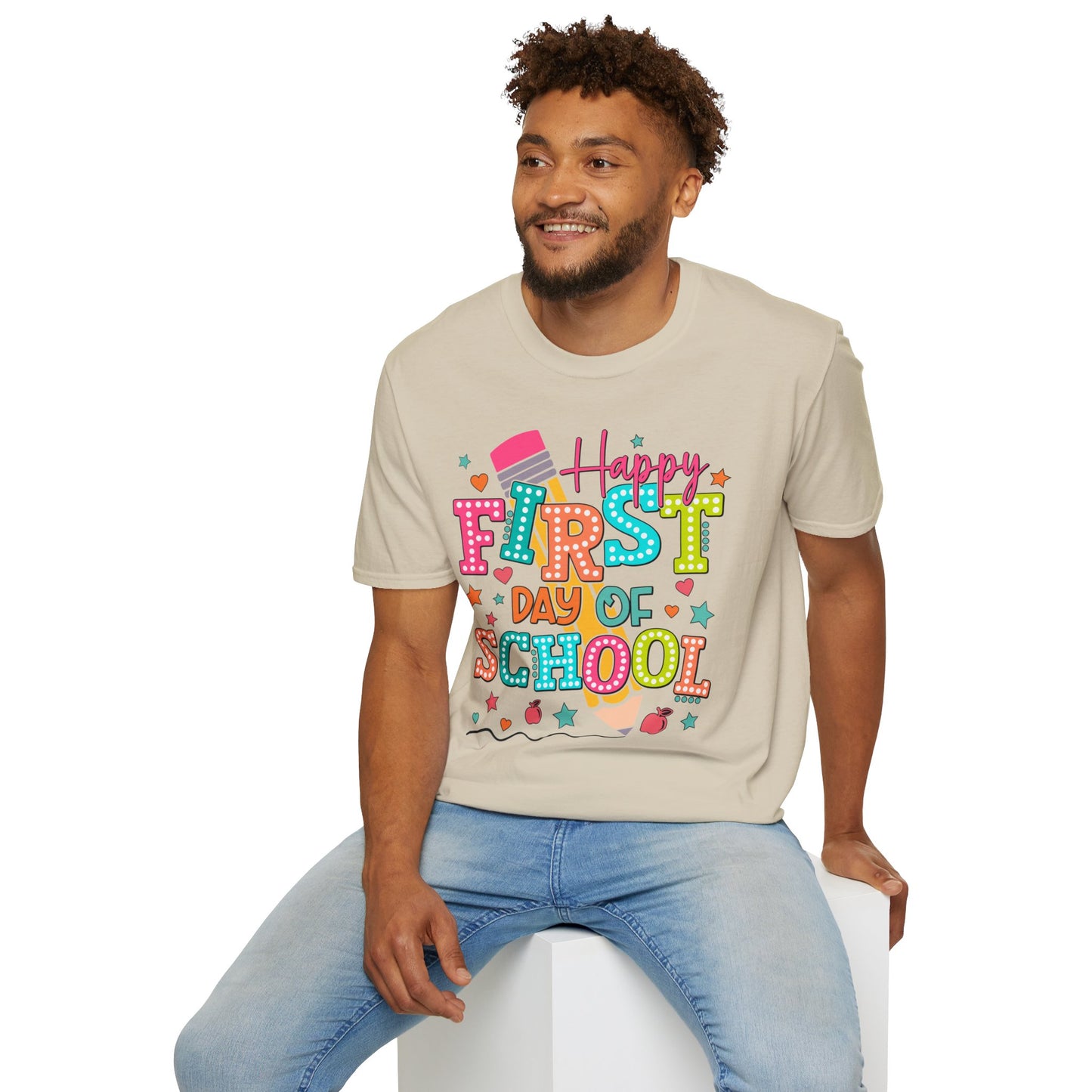 Happy First Day of School Unisex Softstyle T-Shirt