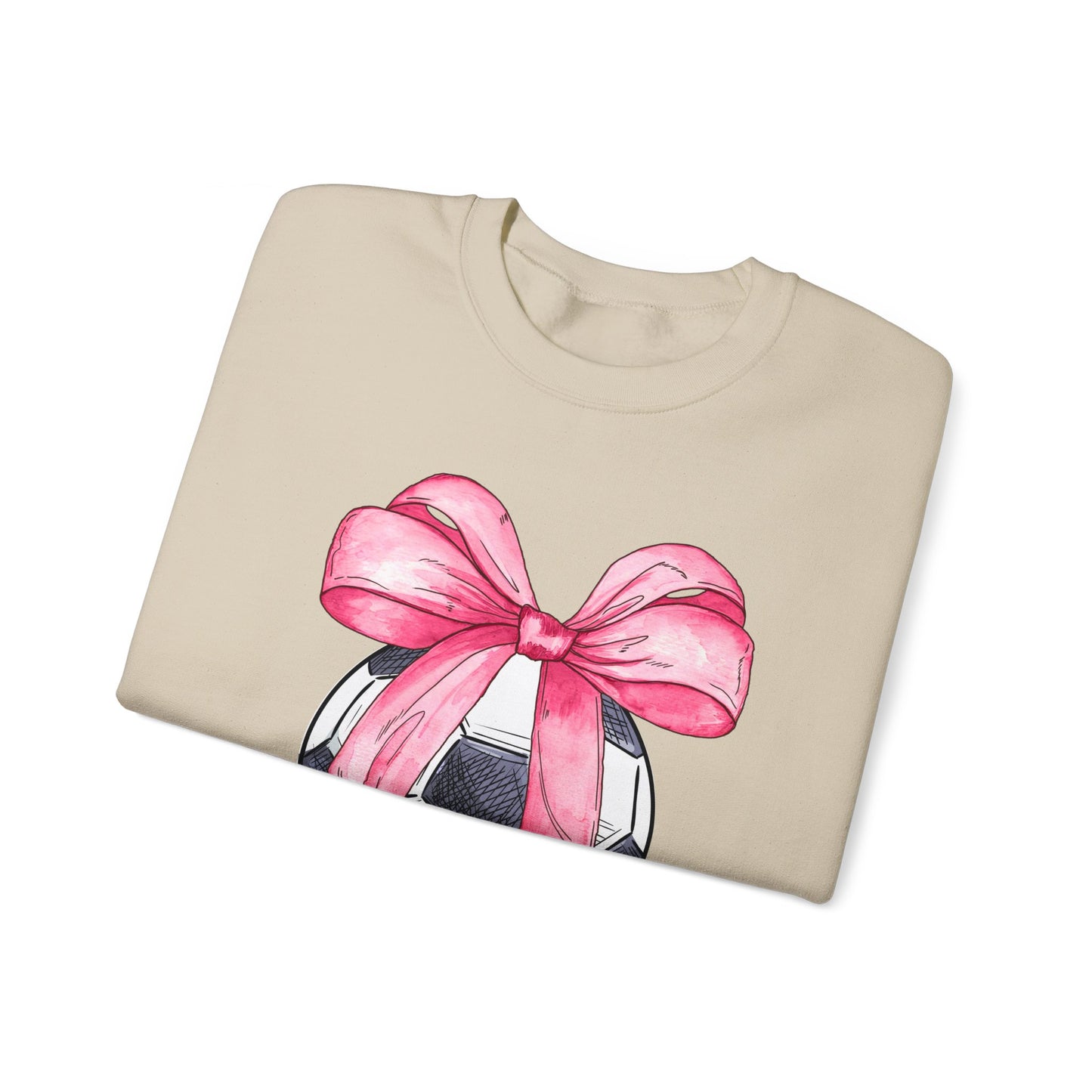 Soccer Coquette Adult Size Sweatshirt