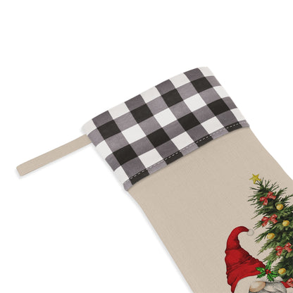 Gnome Santa Christmas Stocking