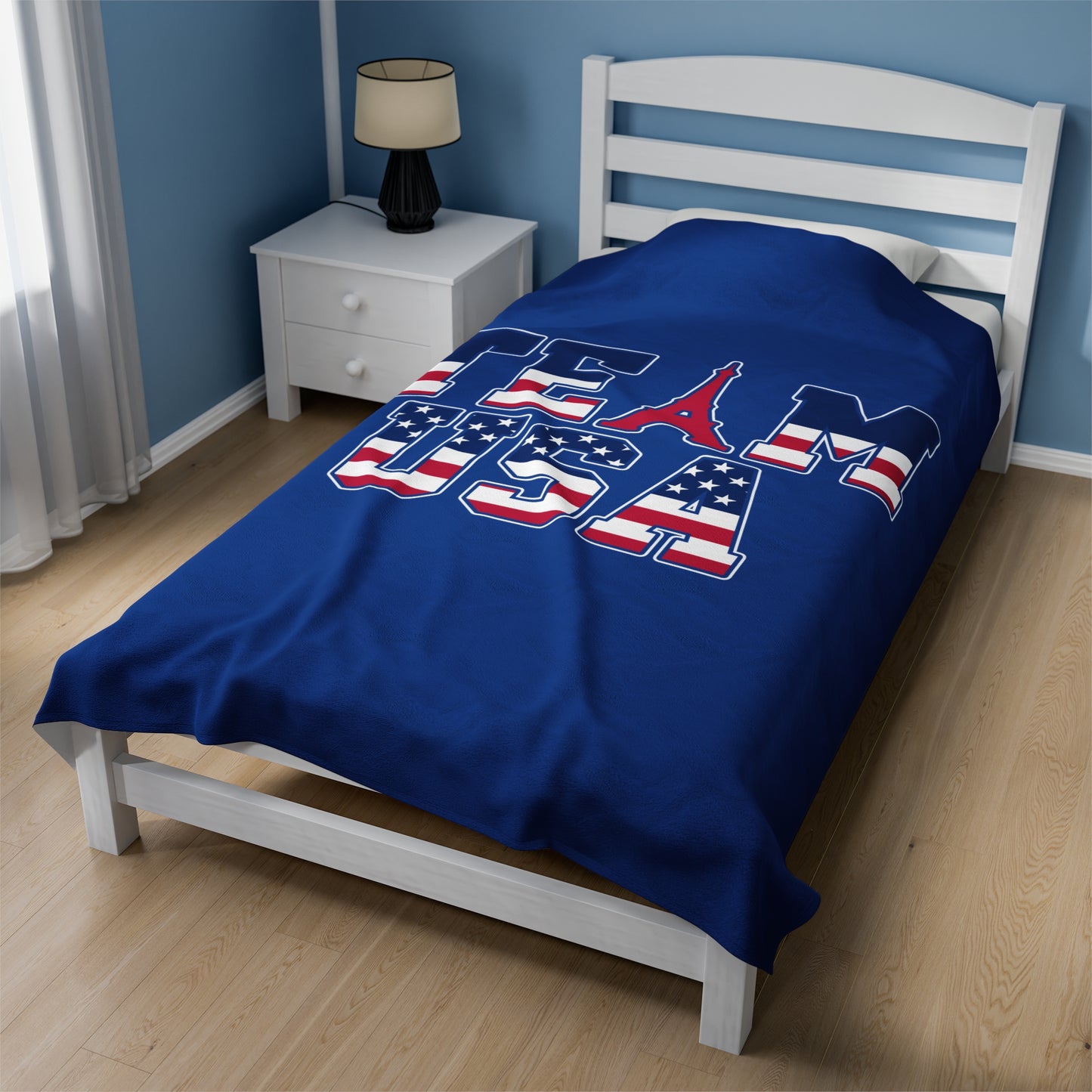 Team USA Olympics Velveteen Plush Blanket