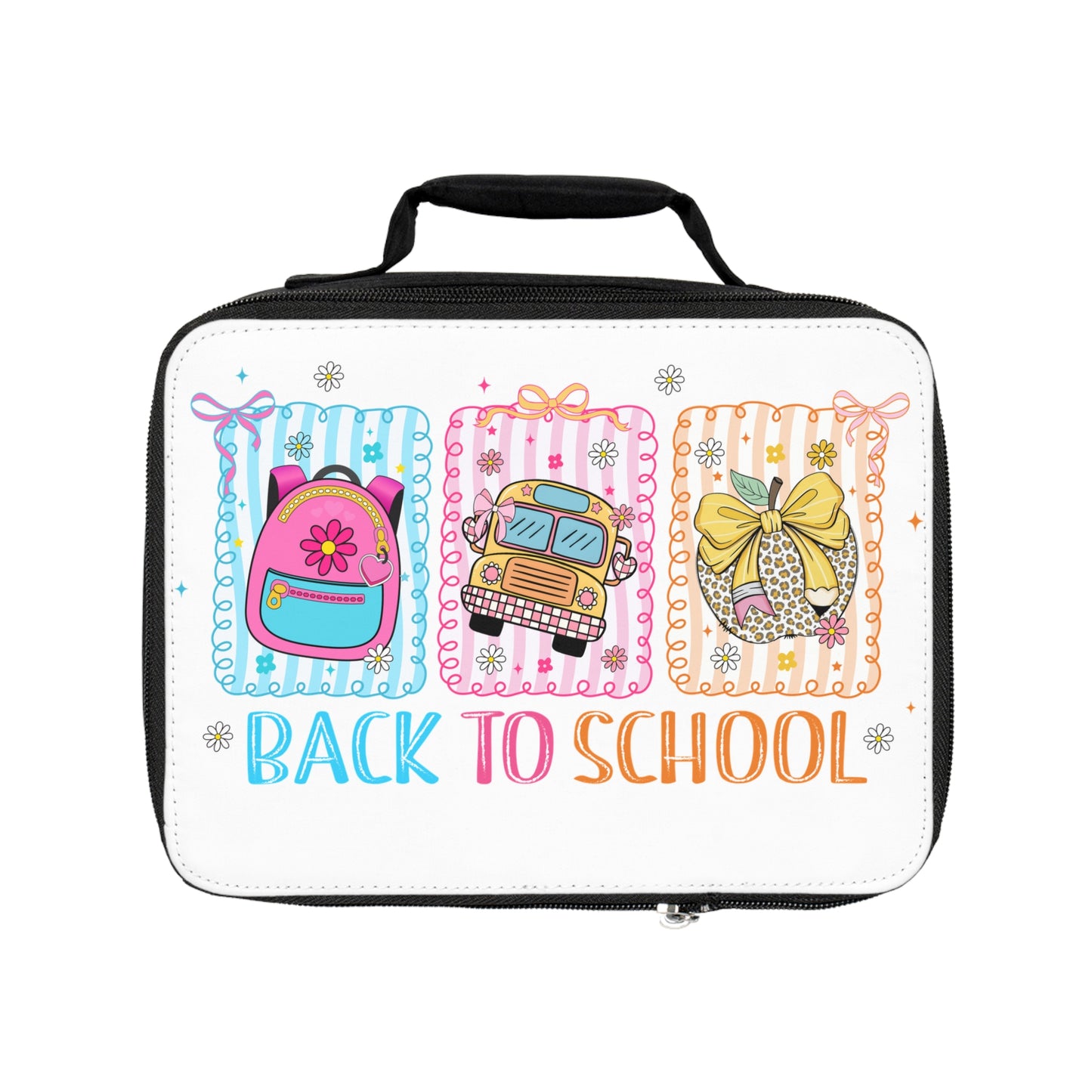 Colorful Back to School Lunch Bag