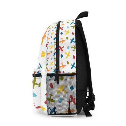 Kids' Airplane Print Backpack