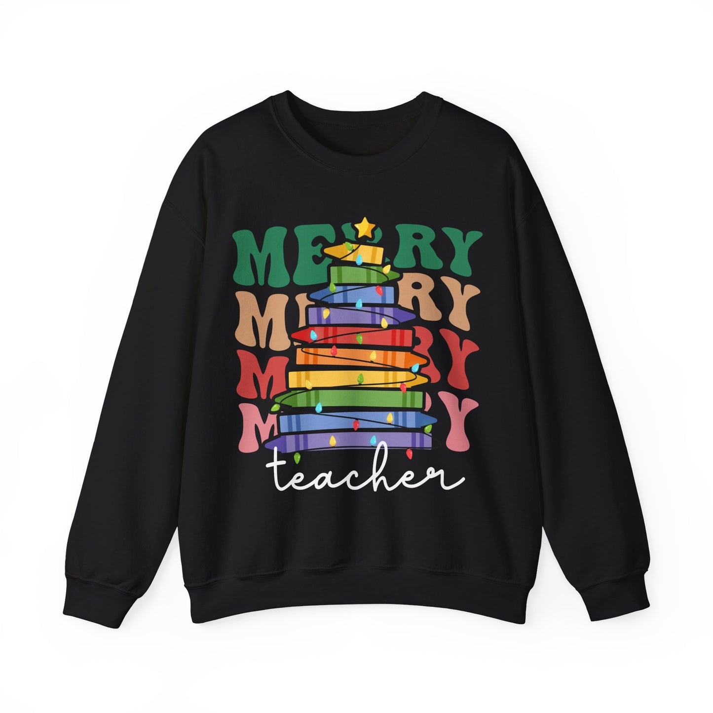 Merry Teacher Sweatshirt