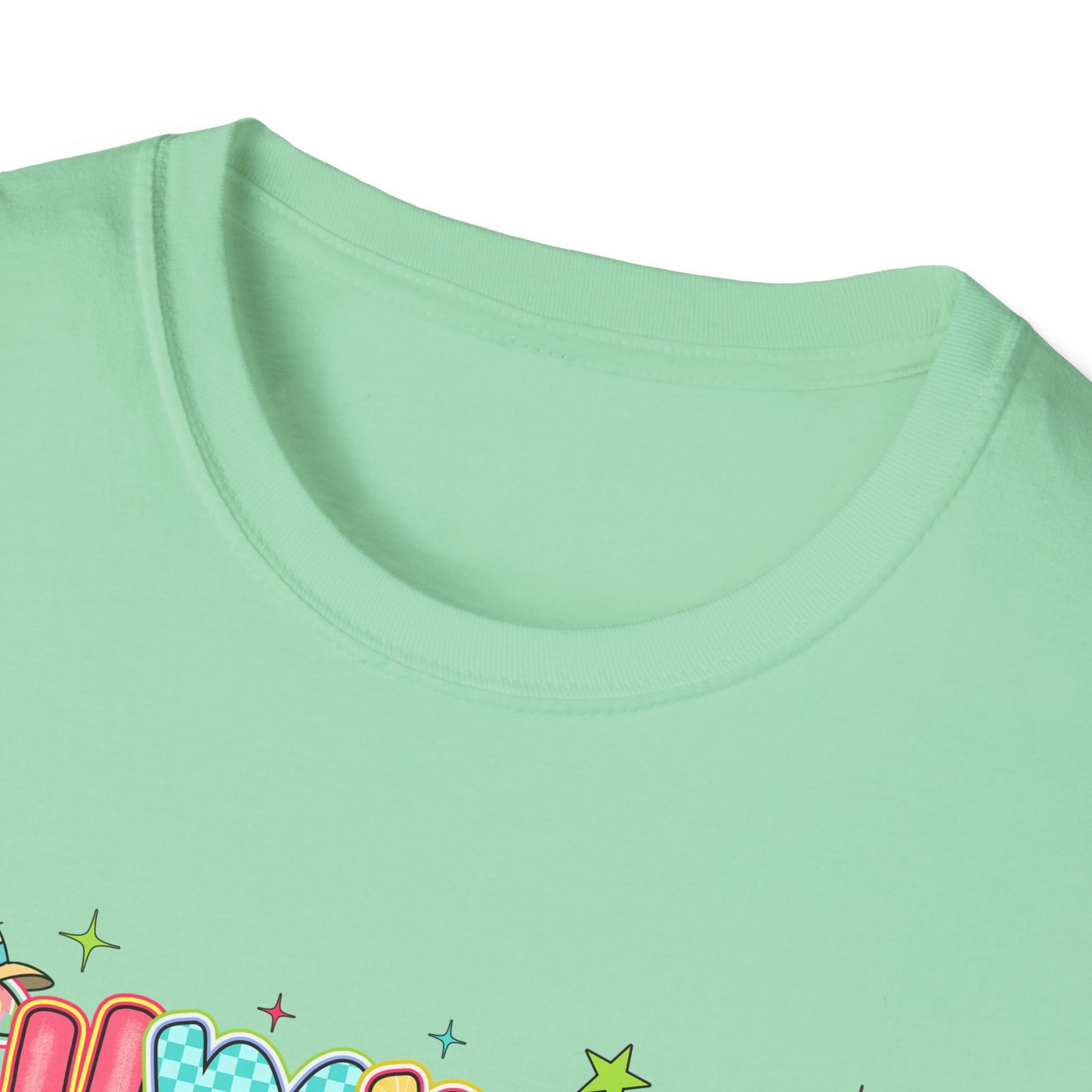 Colorful Summer Vibes Unisex Softstyle T-Shirt