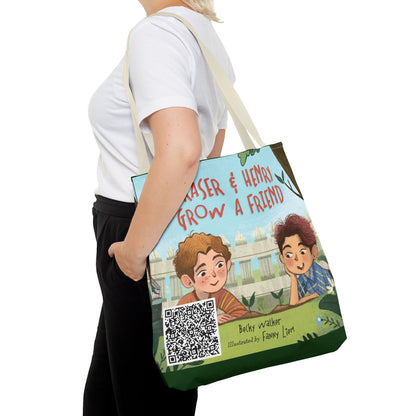 Fraser & Henry Grow a Friend Book Illustration Tote Bag