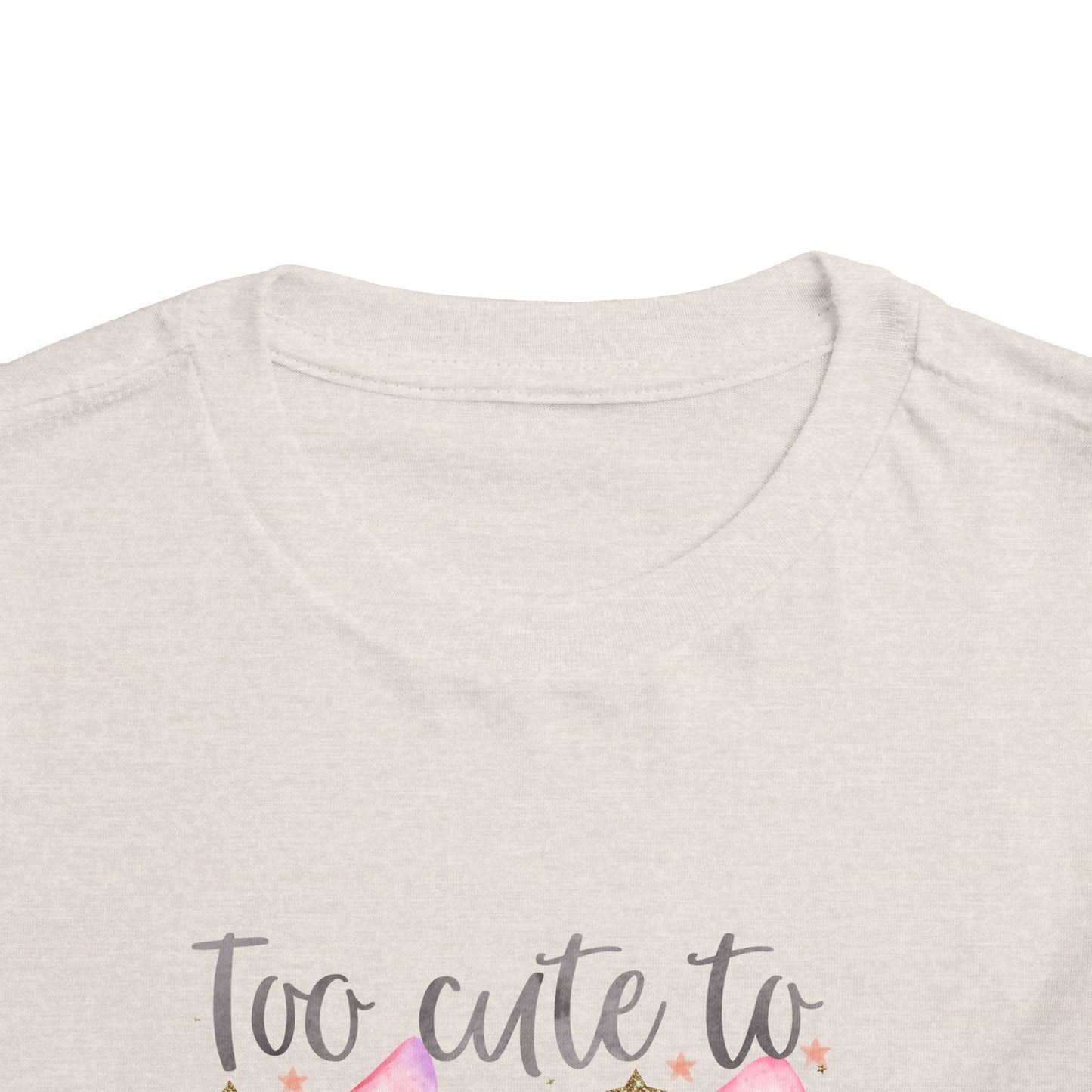 Too Cute To Spook Toddler Halloween Tee