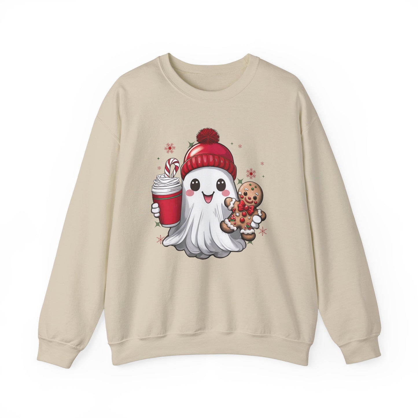 Cute Christmas Ghost Sweatshirt