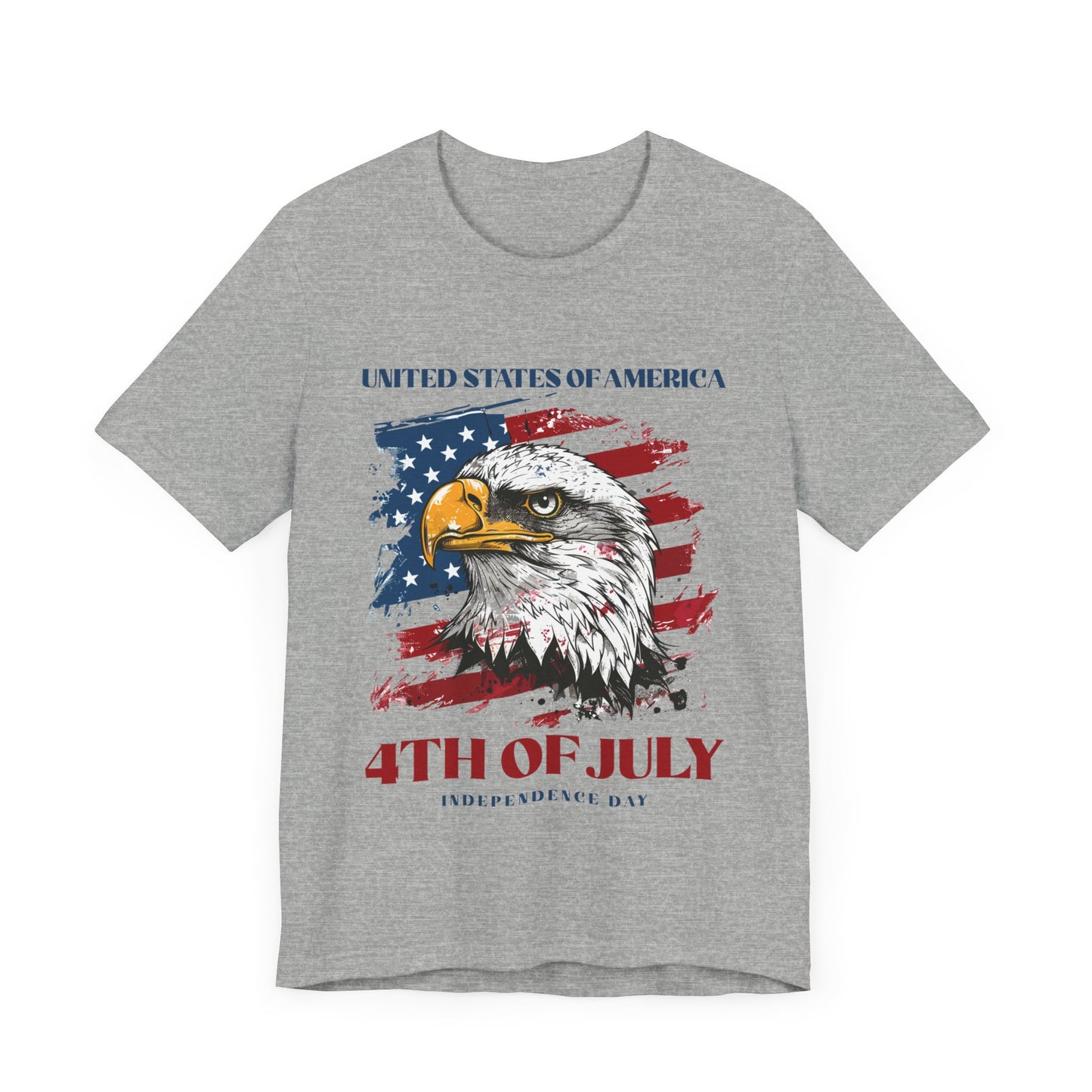 Eagle USA 4th of July Unisex Jersey Short Sleeve Tee