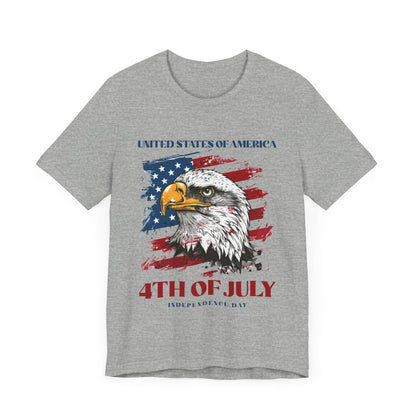 Eagle USA 4th of July Unisex Jersey Short Sleeve Tee