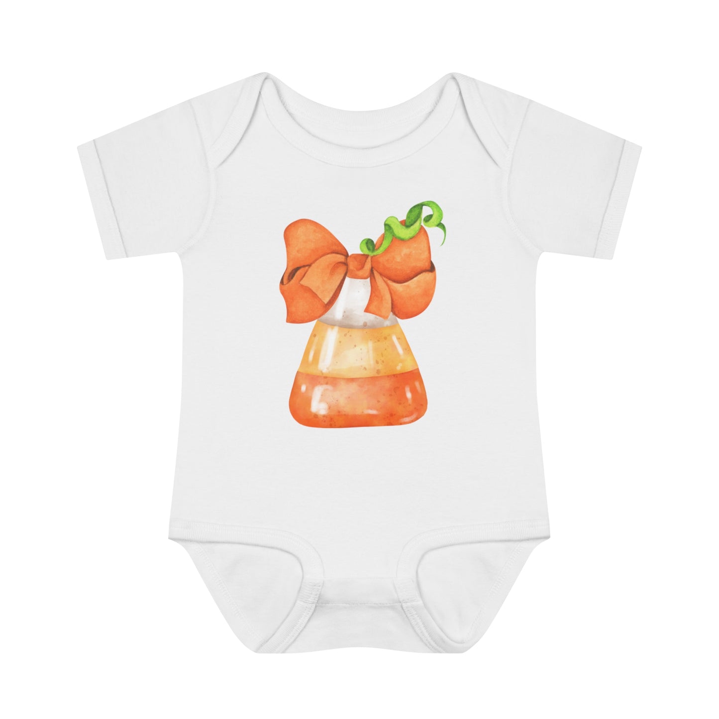 Candy Corn Coquette Halloween Onsie