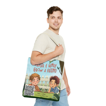 Fraser & Henry Grow a Friend Book Illustration Tote Bag