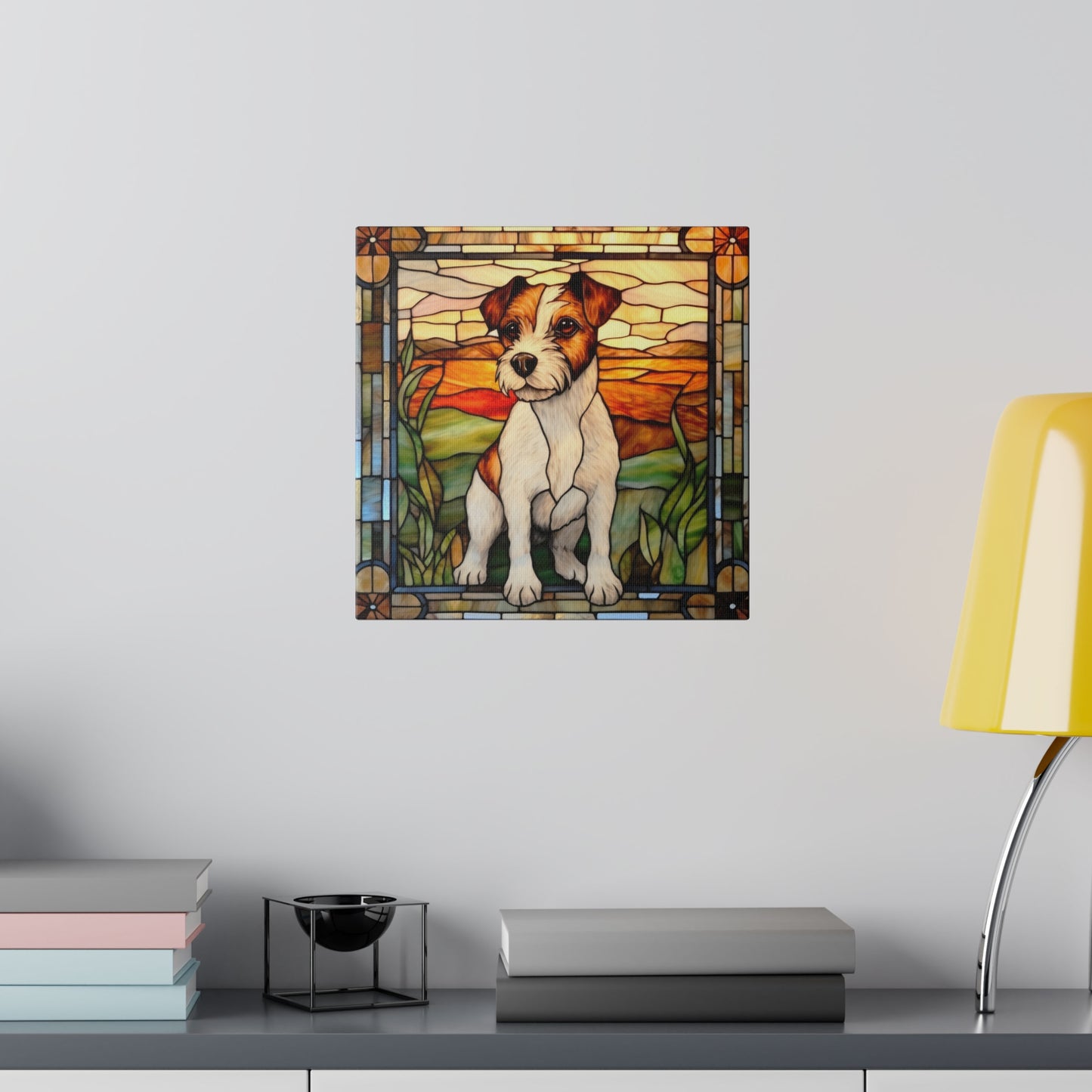 Jack Russell Wall Art Matte Canvas