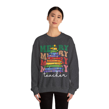 Merry Teacher Sweatshirt